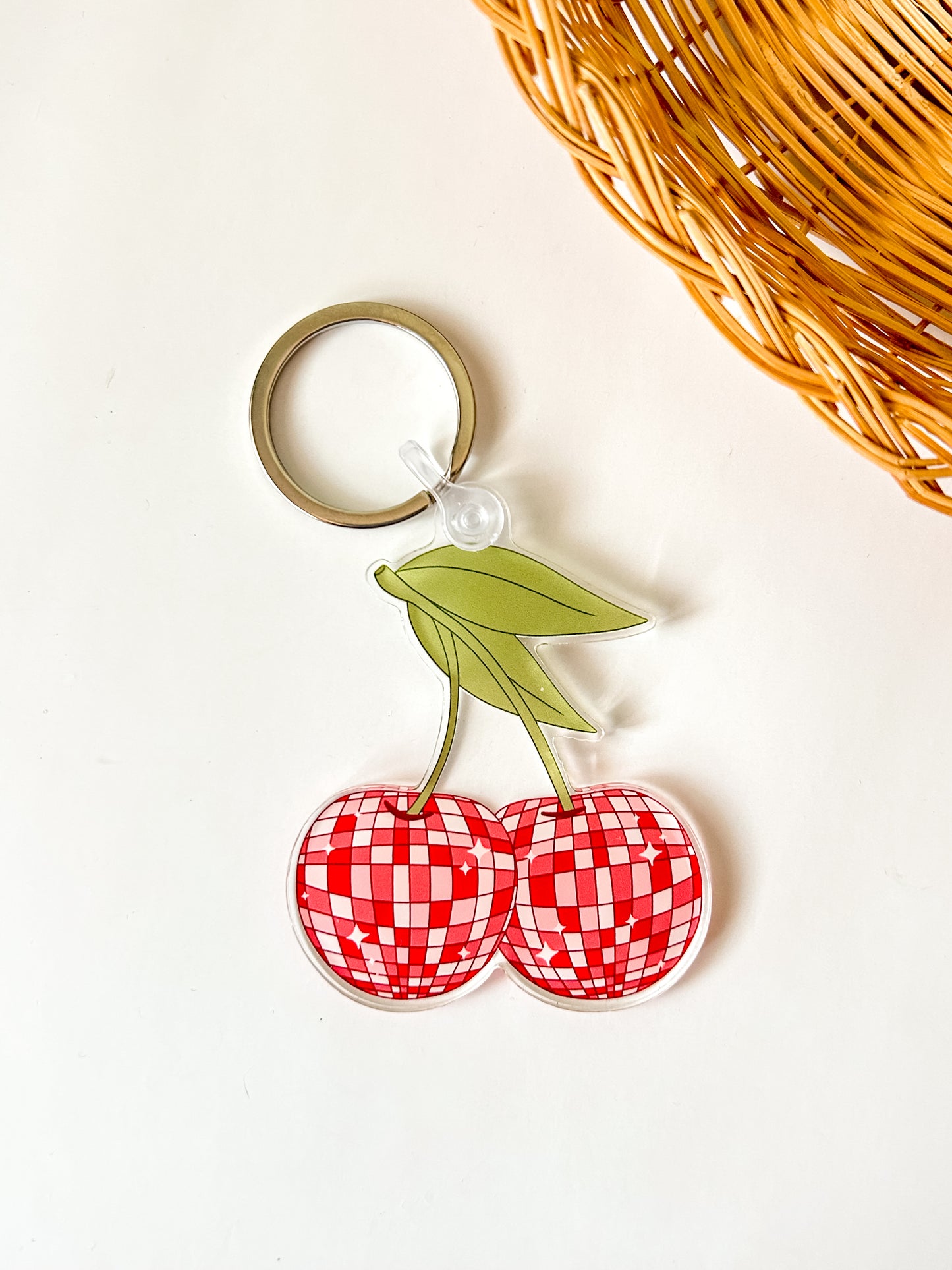 Cherry Keychain