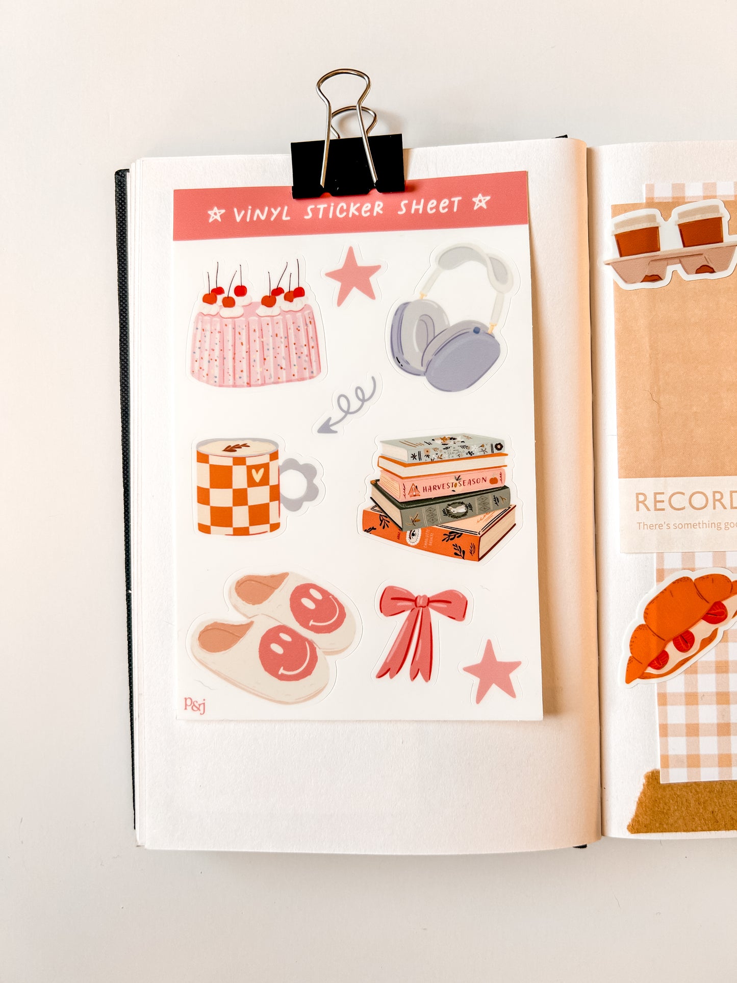 Literally Just a Girl Vinyl Sticker Sheet