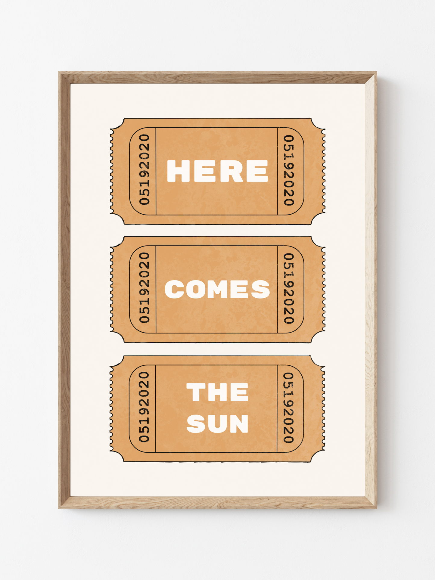 Here Comes The Sun Print