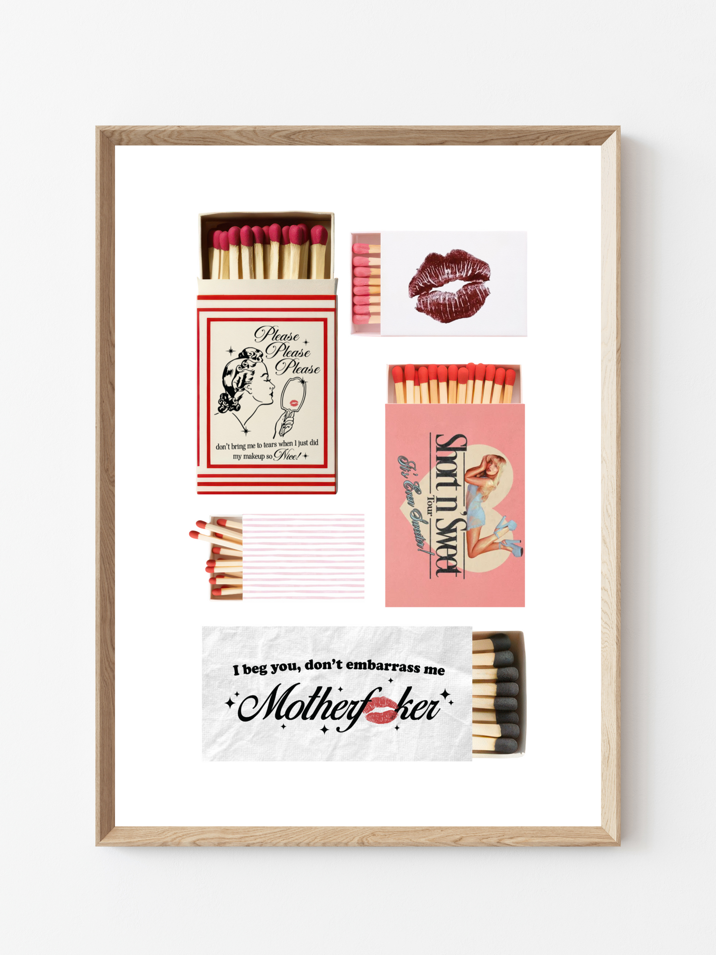 Short n Sweet Matchbox Art Print