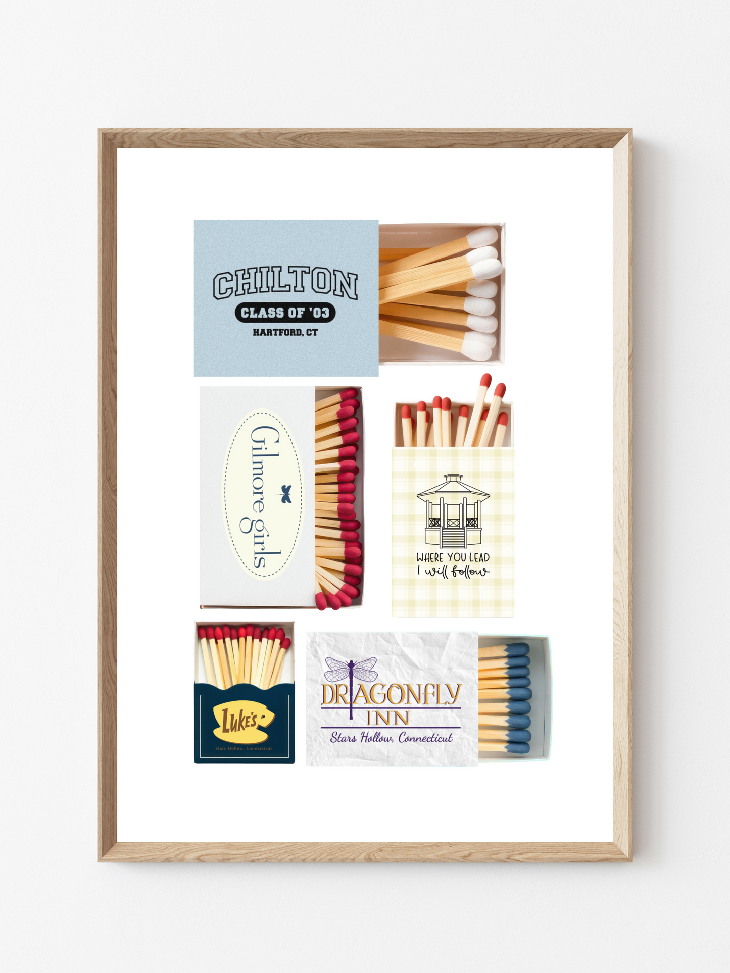 Gilmore Girls Matchbox Print