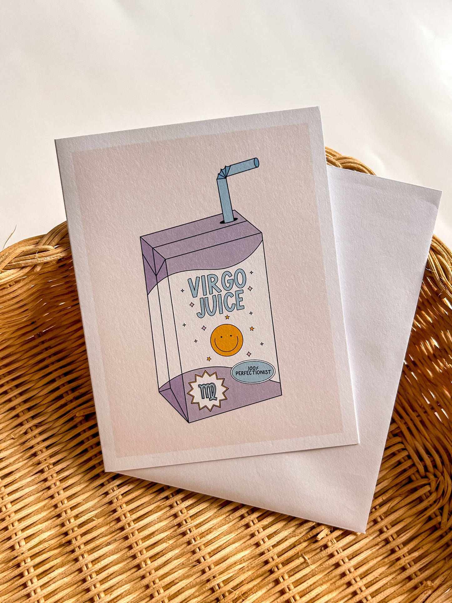 Virgo Juice Greeting Card