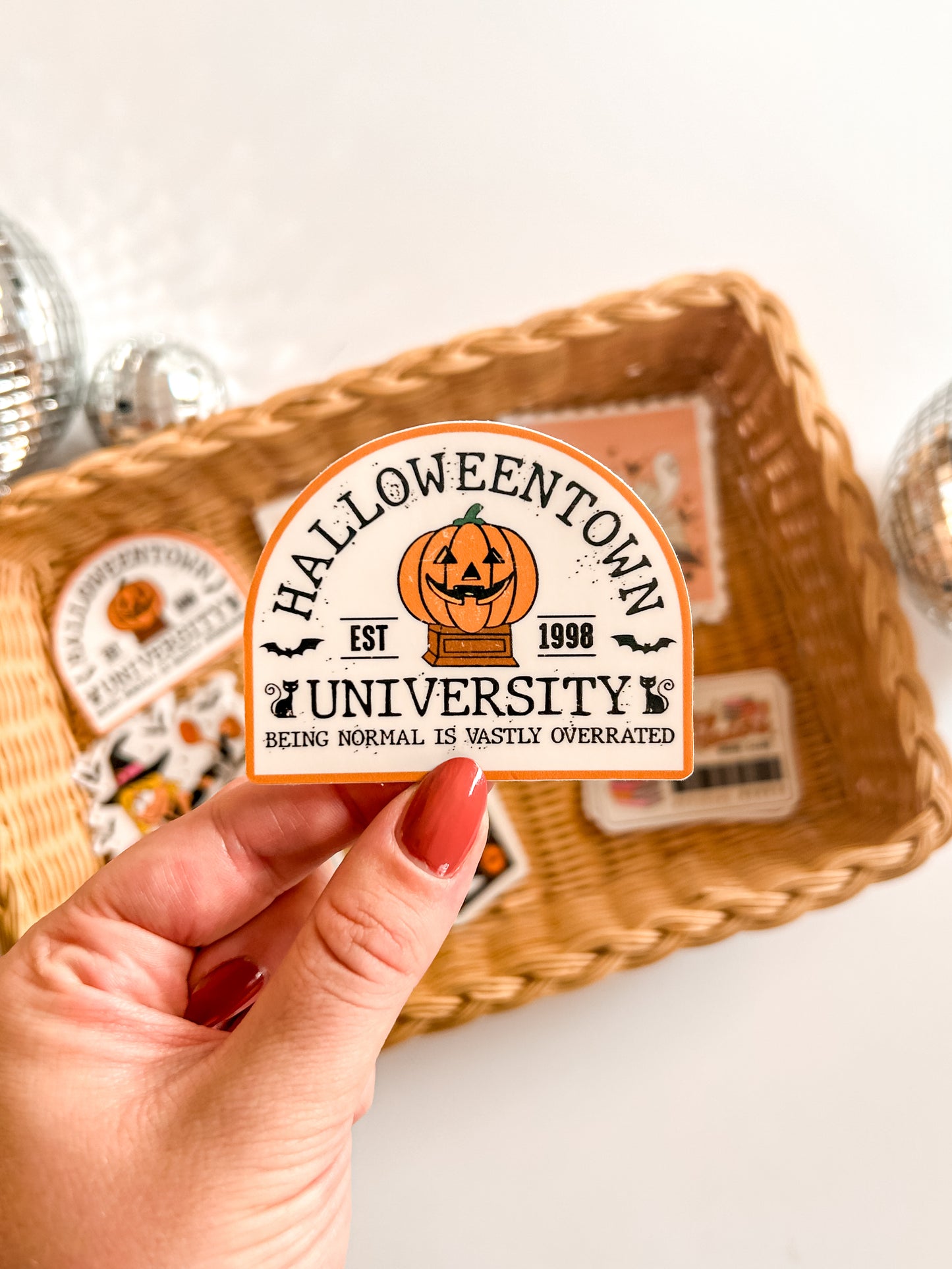 Halloweentown Vinyl Sticker