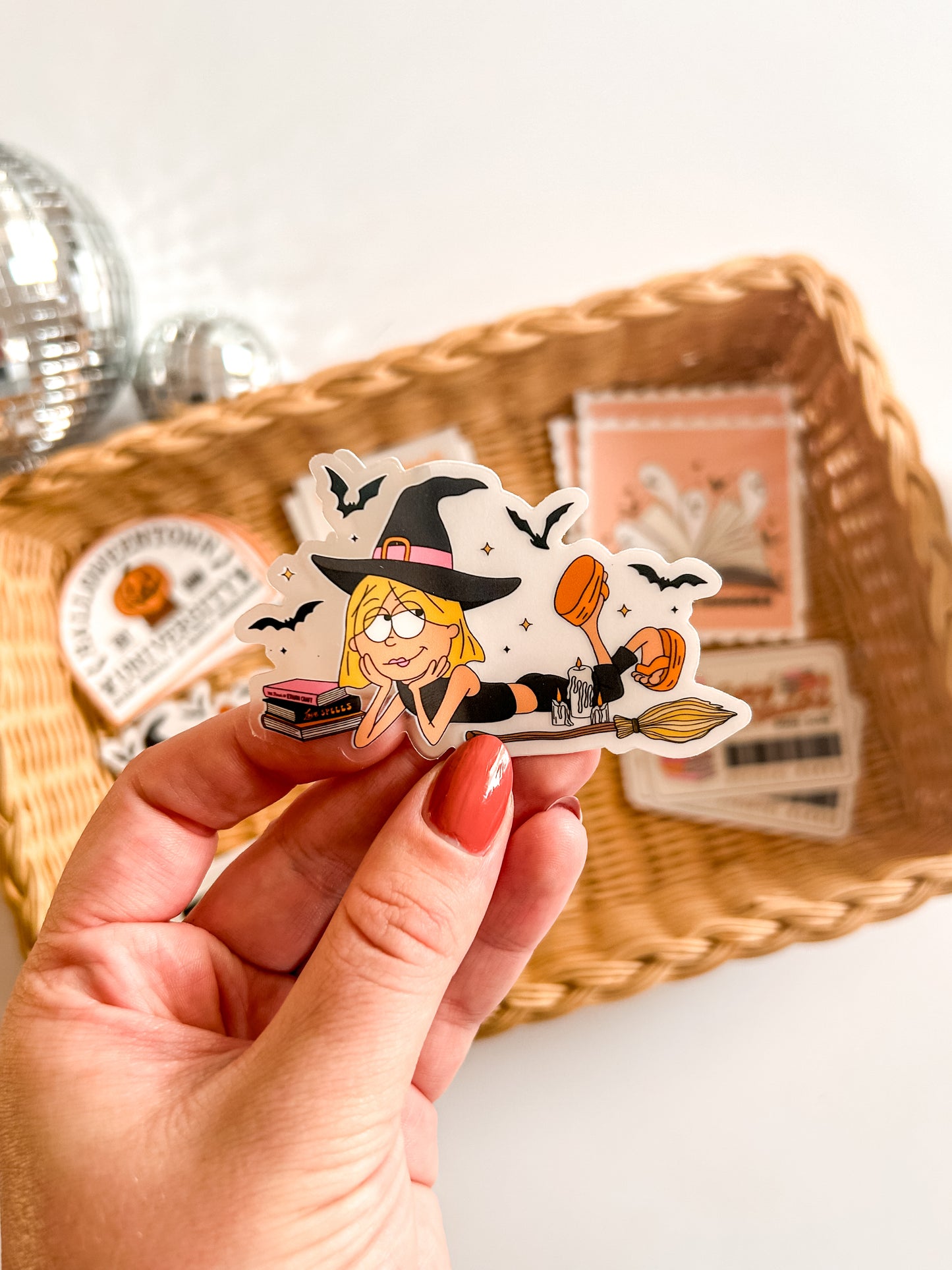 Witchy Lizzie Vinyl Sticker