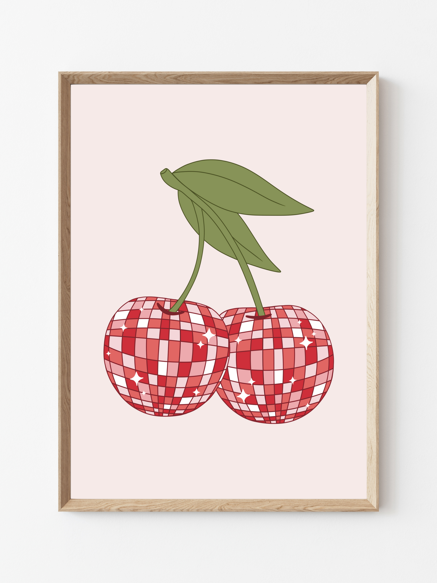Disco Cherries Print