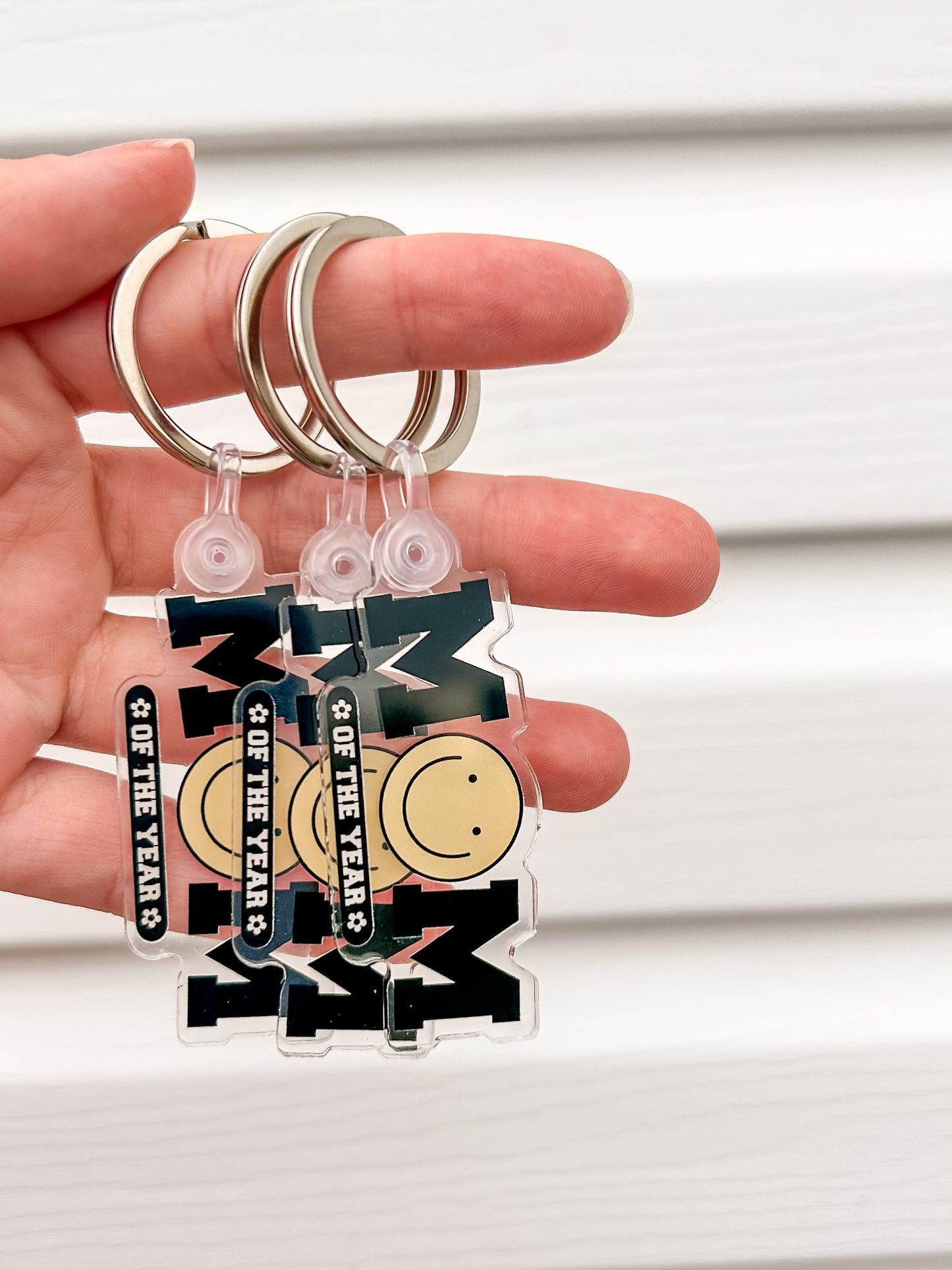 Mom of the Year Keychain