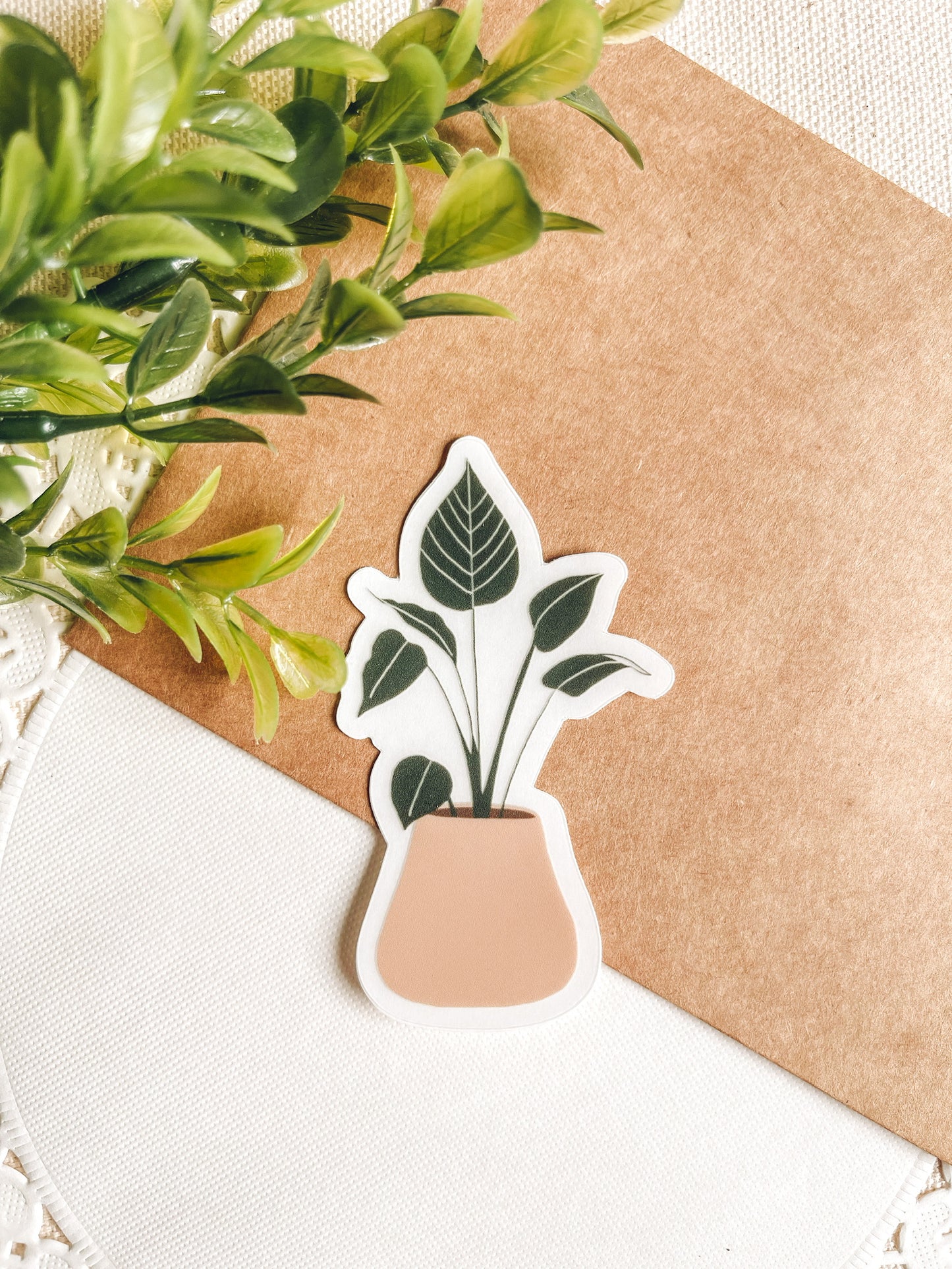 Plant Clear Sticker