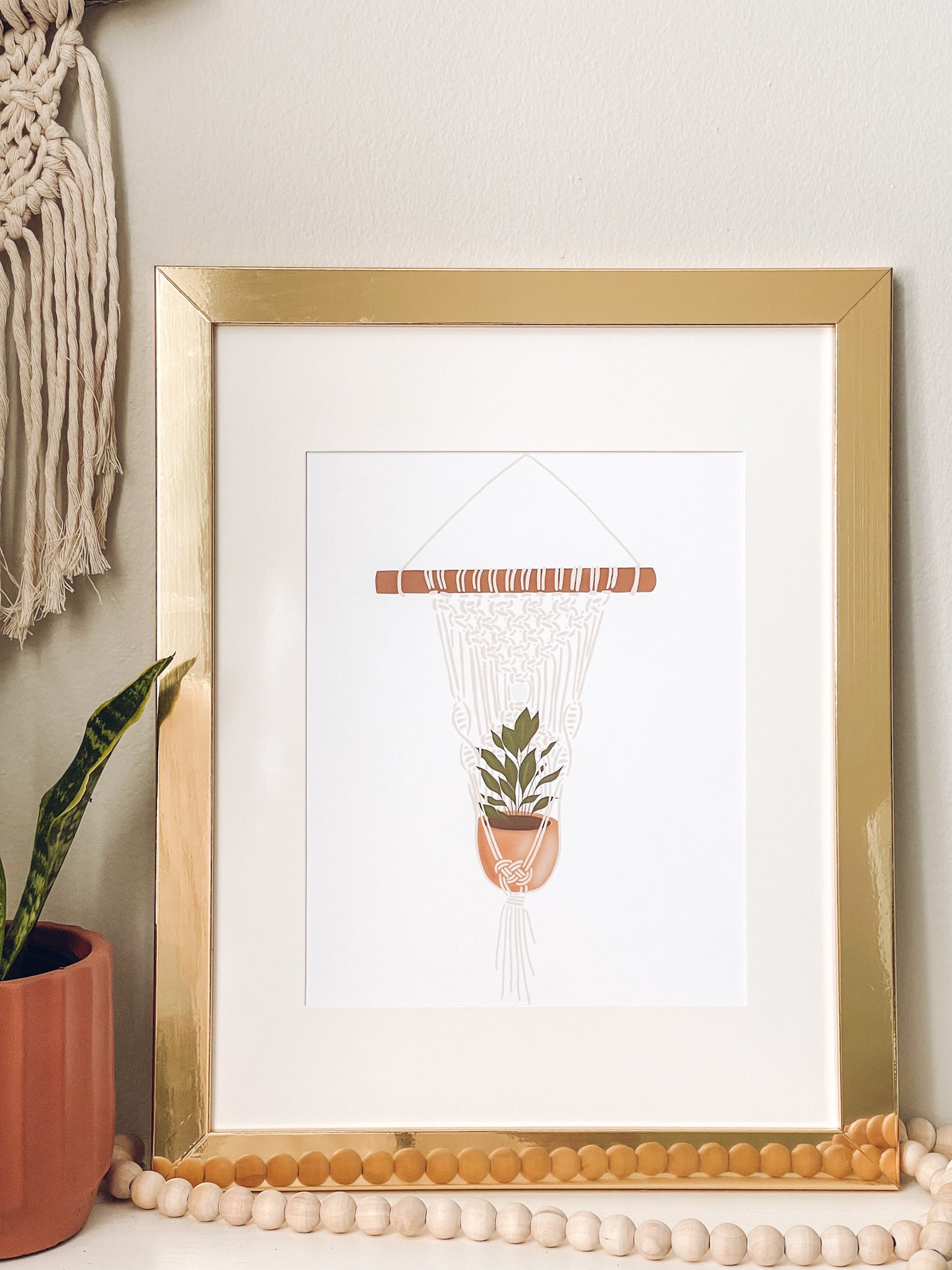 Macramé Plant Print *Digital File