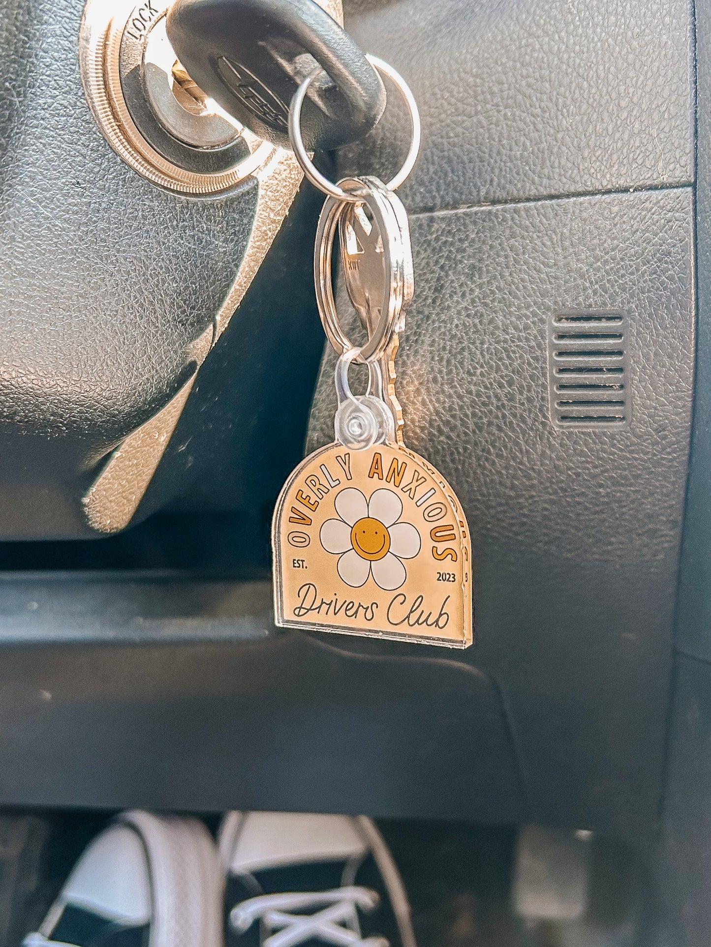Anxious Drivers Club Keychain