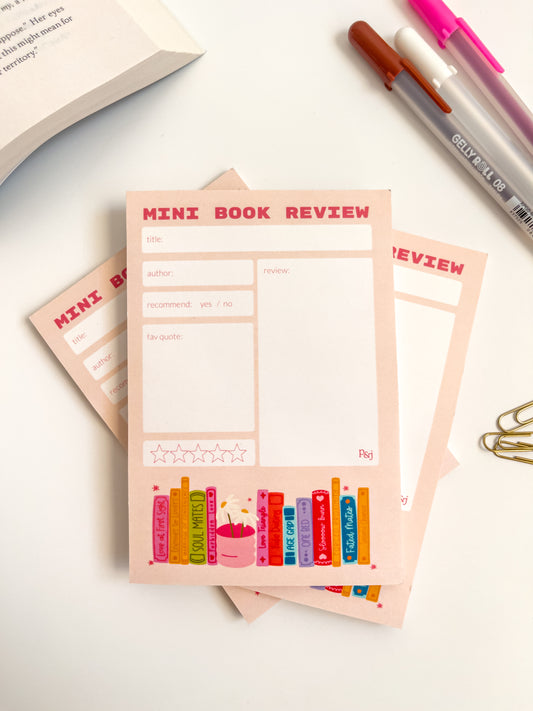 Mini Book Review Post-It Notes®