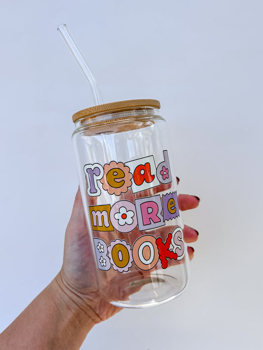 Read More Books Glass Cup