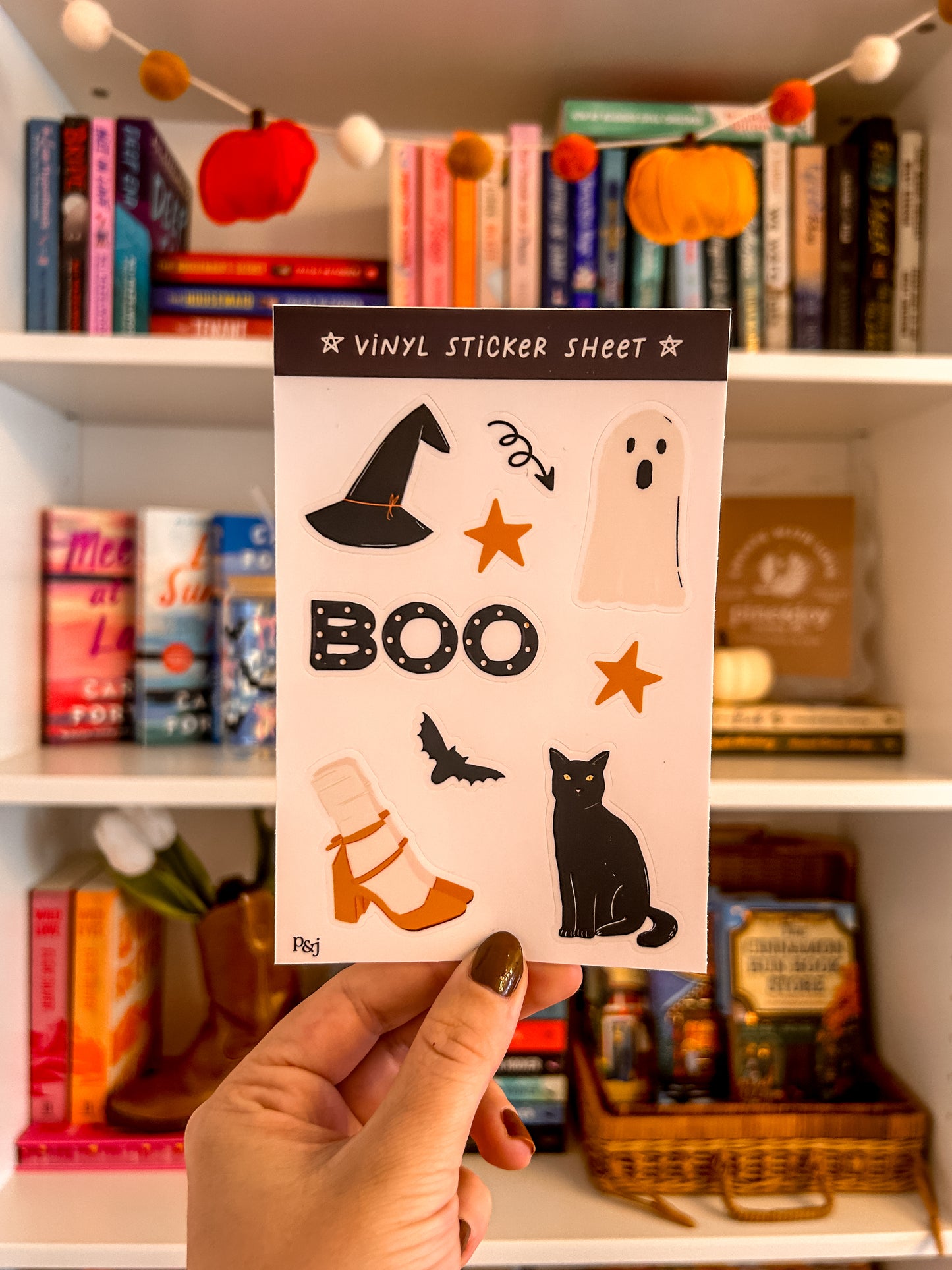 Spooky Vinyl Sticker Sheet