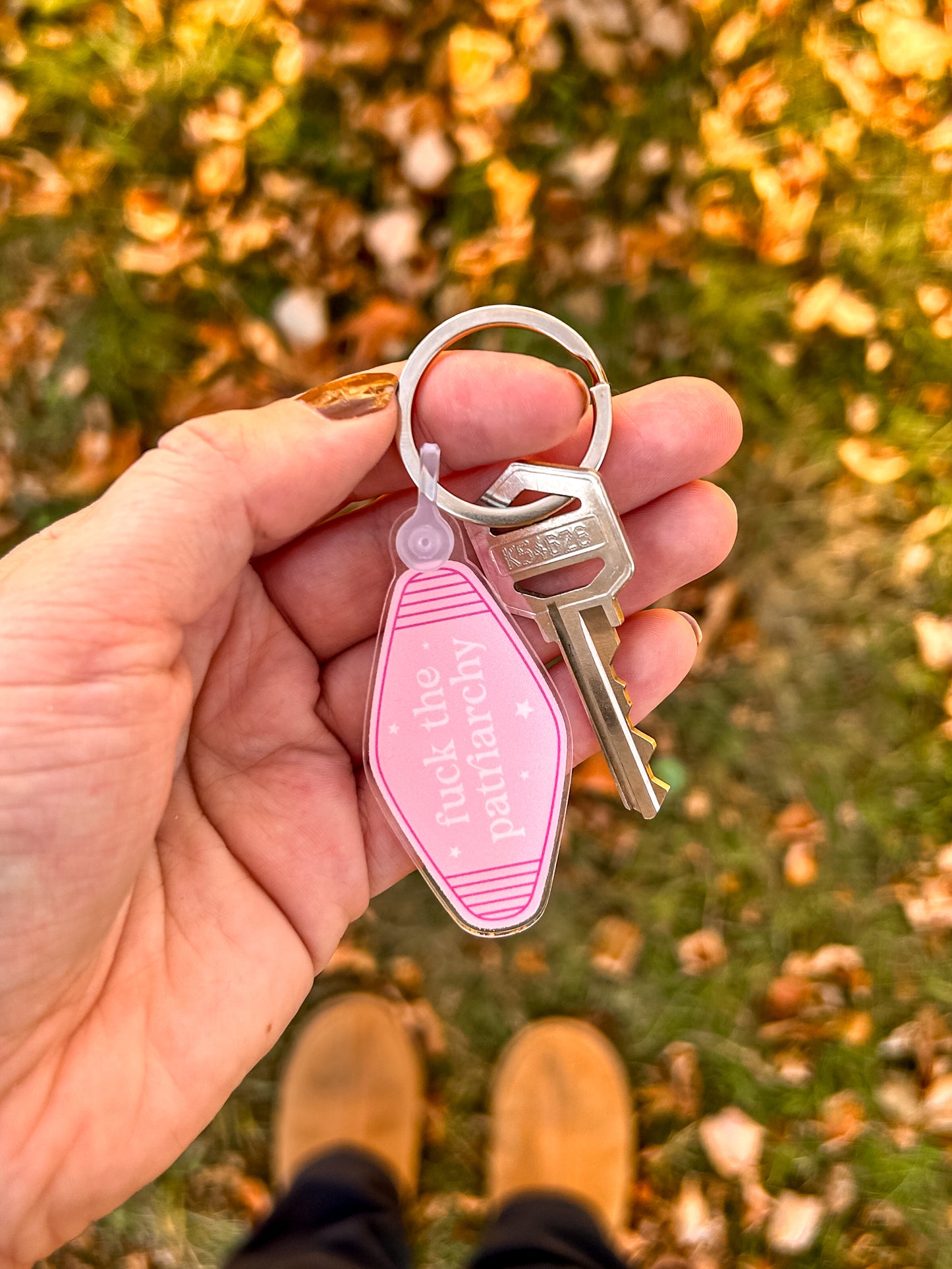 Fuck The Patriarchy Keychain