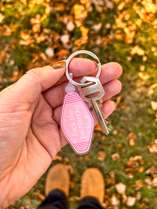 Fuck The Patriarchy Keychain