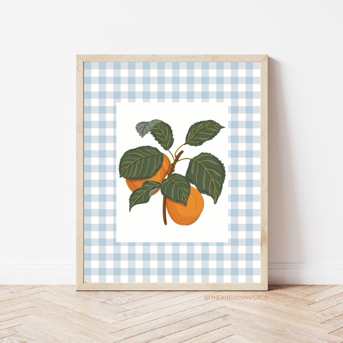 Orange Kitchen Art Print