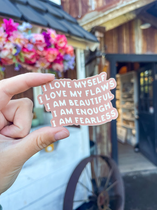 Affirmation Vinyl Sticker